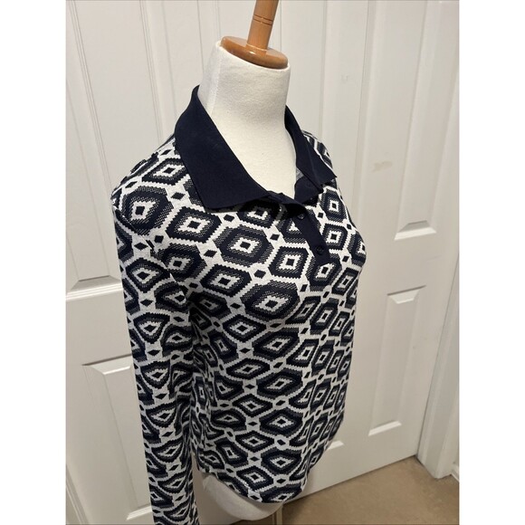 Zara - Long Sleeve - Top - Size Medium - Button Up - Geometric Design - Picture 2 of 12
